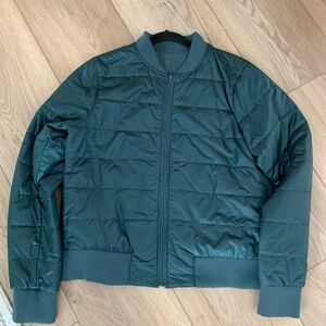 lululemon athletica Women's Green Puffer Jacket